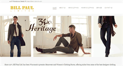 Desktop Screenshot of billpaulltd.com